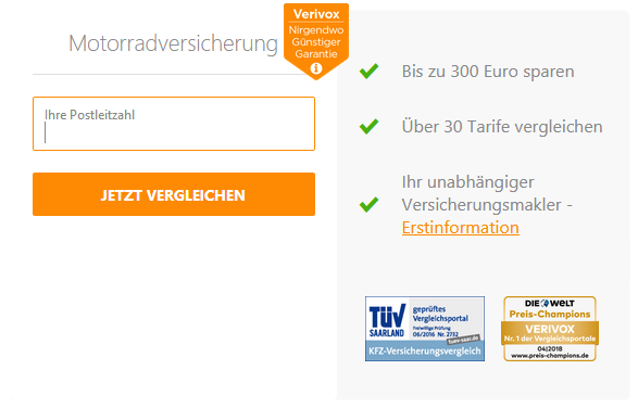 motorradversicherung ohne schufa